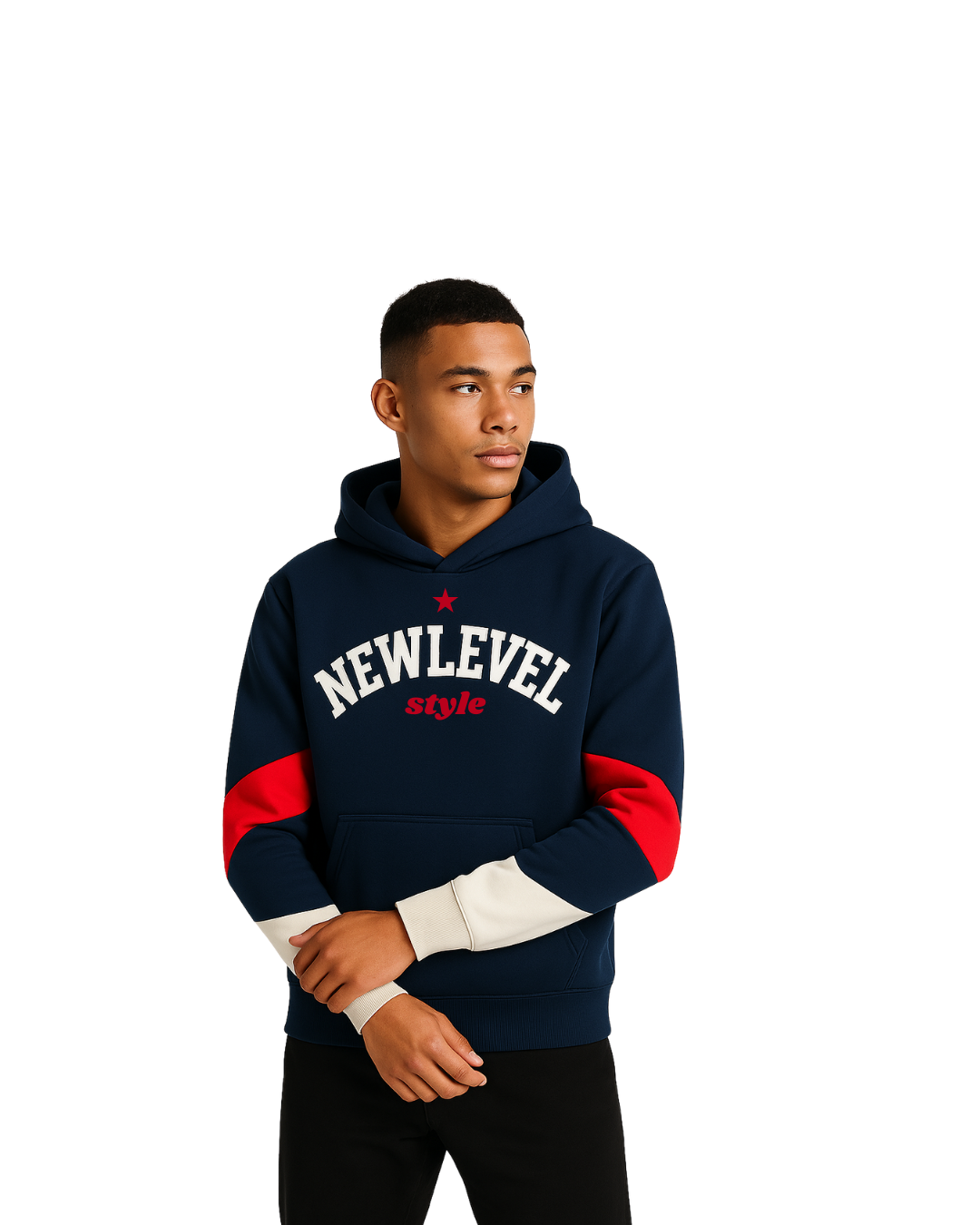 Hoodie NEWLEVEL Colorblock